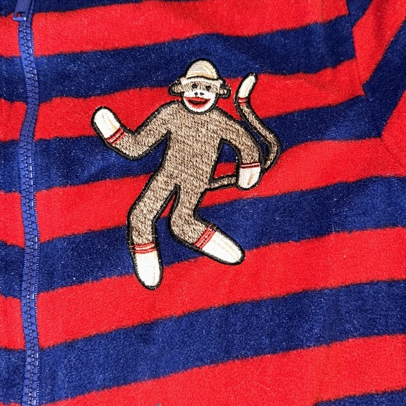 Nick & Nora sock monkey onesie - Picture 4 of 13